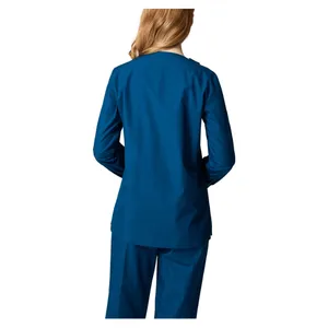 scrubs uniforms plus size stretch ceil blue pink scrub spa beauty nursing sets fashionable woman nurse for spring an summer