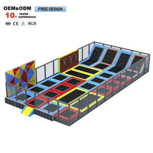 Hot Sale Rectangular Indoor Children's Playground <b>Trampoline</b> Park Safety-First Indoor <b>Trampoline</b> for Kids - Product Image 1