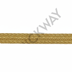 Fil d'or personnalisé de haute qualité, fil d'or français, dentelle, Tresse, ruban de galon, garnitures dorées, en vrac, fourniture d'usine OEM - Product Image 1