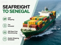 Transport de conteneurs de la Chine vers le Sénégal (Dakar) |   Expédition LCL + Express avec options DDP multi-canaux et entreposage gratuit