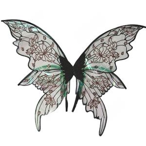 PARTYMENT Alas de Mariposa Originales Patentadas en <span class=keywords><strong>Dos</strong></span> Tonos <span class=keywords><strong>para</strong></span> Mujer, <span class=keywords><strong>para</strong></span> Actuaciones en Escenario, de Poliéster/Rayón, Artículos <span class=keywords><strong>para</strong></span> Fiestas - Product Image 4