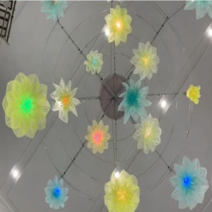 โคมไฟแขวนเพดานทรงดอกไม้แบบไดนามิกดอกไม้ขึ้นลงโคมไฟระย้า - Product Image 5