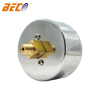 0-600mmhg Low Pressure Gauge Back Mount Capsule Pressure Gauge for Air Water Gas Pressure Test