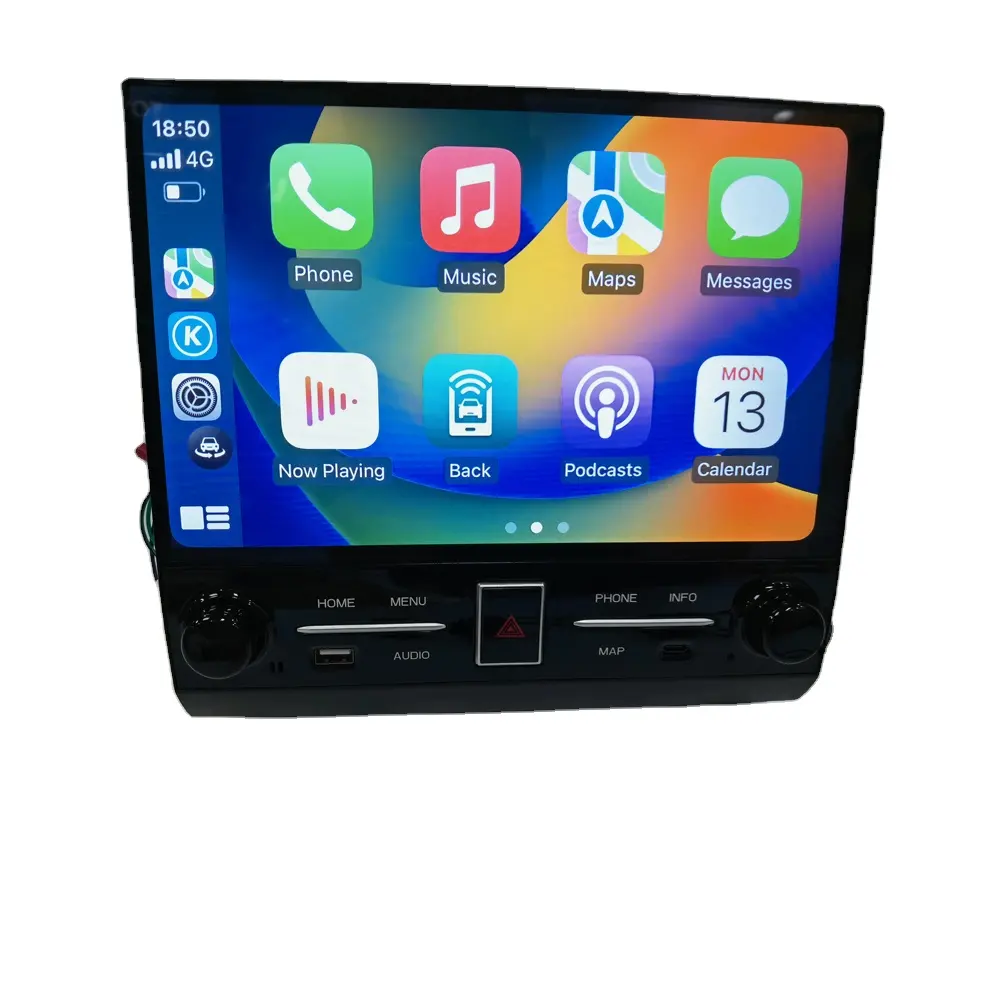 Toyota Land Cruiser için LC7Series inç Android araba radyo multimedya Video oynatıcı GPS navigasyon Wifi Carplay10.2inch 360 kamera