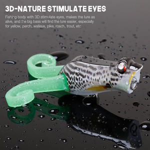Vtavta เหยื่อตกปลาปลอมรูป<span class=keywords><strong>กบ</strong></span>3D 5.6ซม. 11.2ก. - Product Image 4