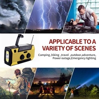 Radio de Emergencia Recargable de Alto Volumen con Batería de 5000mAh y Plástico ABS para Kit de Supervivencia