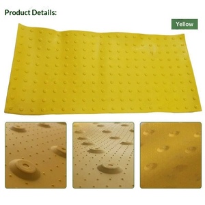 Alfombra de PVC para Ciegos en Paradas de <span class=keywords><strong>Metro</strong></span> y Autobús, Superficie Mate de 8mm de Grosor, Alta Elasticidad, Antidesgaste, para Transporte Público Urbano y Peatones - Product Image 2