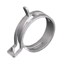 Pince à ressort en acier inoxydable de haute qualité 10-45mm pour la fixation de tuyau d'eau d'air de tuyau de voiture.