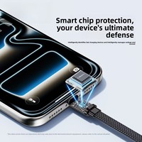 Cable de Datos con Soporte Plegable de 240W para Carga de Teléfonos Móviles