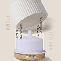 Diffuseur d'huiles essentielles électrique à télécommande, nouveau design, 200 ml, avec humidificateur en céramique pour la maison, le bureau et l'hôtel