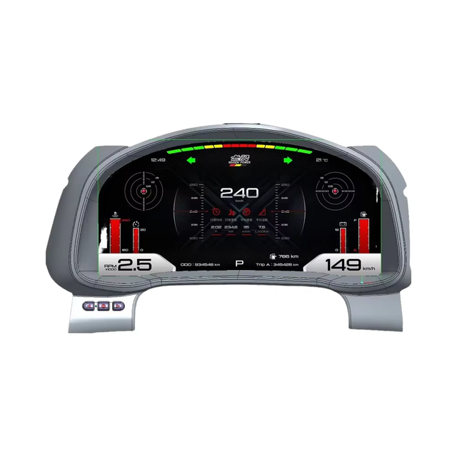 Bosstar New 12.3inch LCD Digital Cluster for Fit 2014-2020 Dashboard Panel Speedometer with 12-Month Warranty