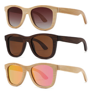 Модные поляризационные солнцезащитные очки из бамбука и дерева ручной работы, винтажная деревянная оправа, мужские очки для вождения, поляризованные женские солнцезащитные очки из бамбука - Product Image 3