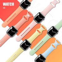 Bracelet en silicone écologique disponible en plusieurs couleurs pour Apple Watch Smartwatch Series