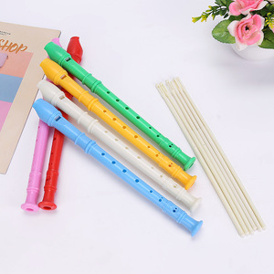 <span class=keywords><strong>Flauta</strong></span> de plástico de ocho agujeros, Educación Temprana, suministros de enseñanza Vertical para niños, accesorios para instrumentos musicales, música de seis agujeros - Product Image 3