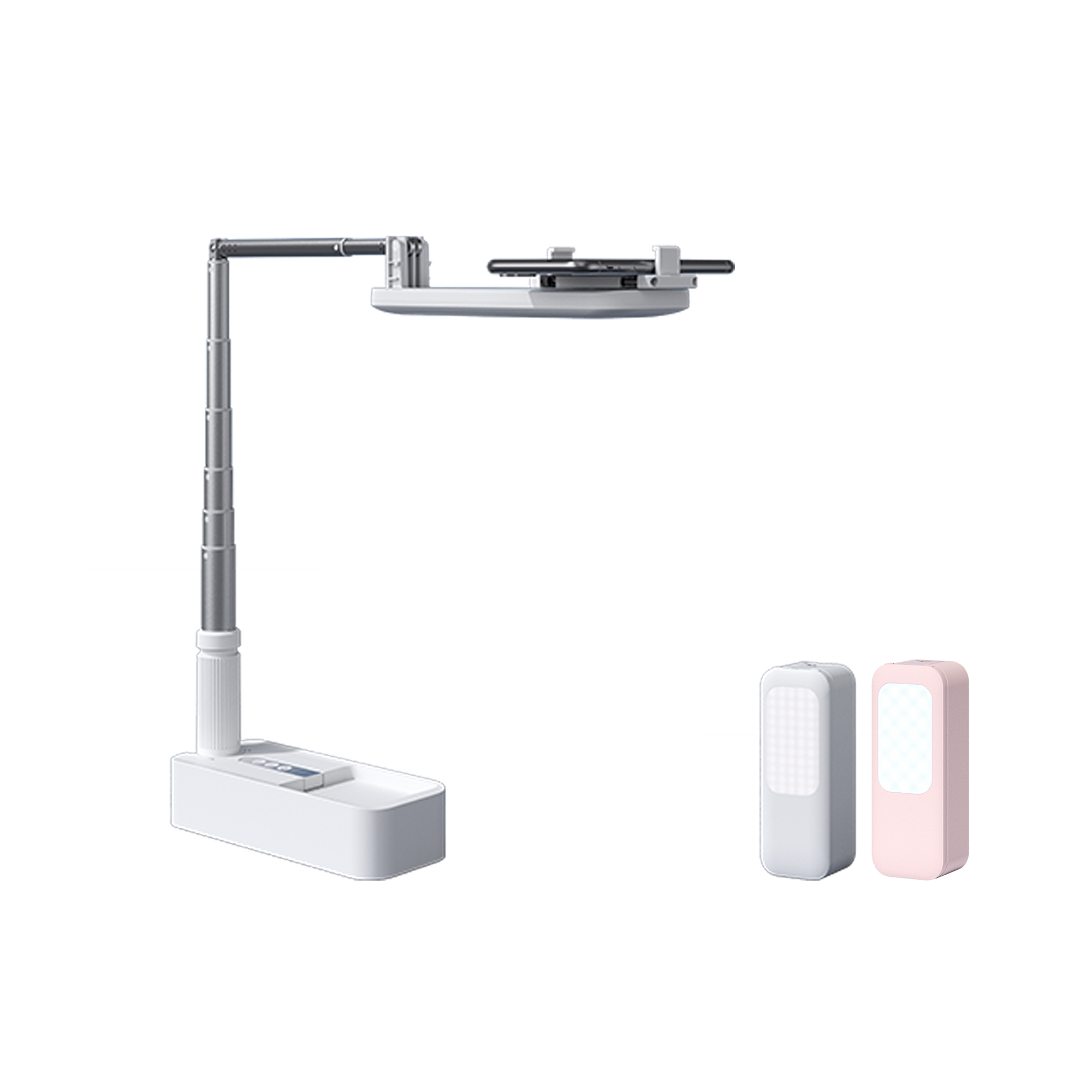 Professional Vlogging Kit – LED Selfie Fill Light with Flexible Floor Stand for Video Content Creators