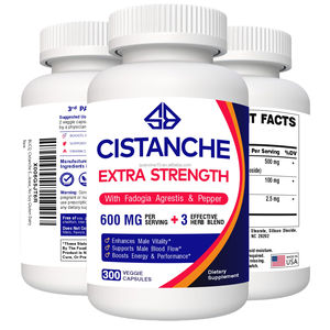 Suplemento Herbal Natural Locksun Cistanche Compound con Pimienta Negra para Mejorar el Rendimiento y el Nivel de Energía, Refuerzo Inmunológico - Product Image 1