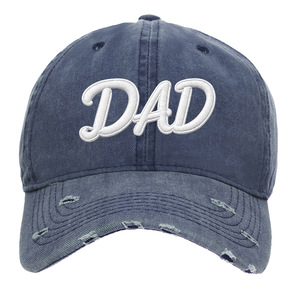 Mom Dad <b>Baseball</b> <b>Caps</b> Cotton Denim Unisex Sun Protection Hat Solid Color Embroidered Logo - Product Image 5