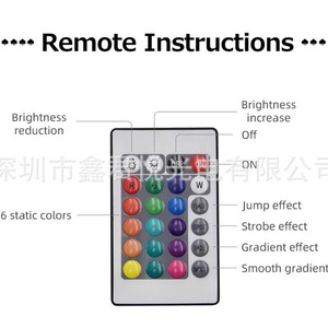 Taiyangneng Sunset <b>Lamp</b> 250mm RGB 16 Color USB <b>Remote</b> <b>Control</b> Desk Light For Party Atmosphere - Product Image 5