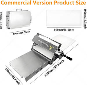 Harina de leche de trigo a base de agua <span class=keywords><strong>Sobadora</strong></span> De Masa Laminadora De Masa para uso en panadería - Product Image 4