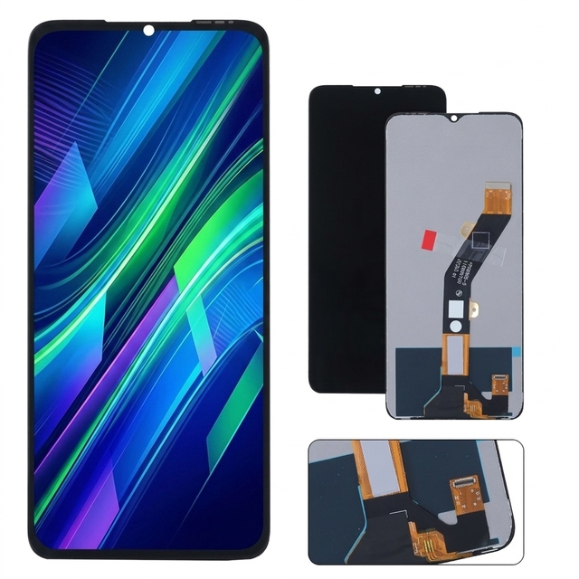 Lcd Display for Infinix Spark 7 8 9 10 20 Go Hot 30I 40I Touch Screen Digitizer Assembly Replacement for Tecno Phone Parts