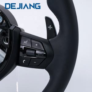 <span class=keywords><strong>Volant</strong></span> sport à fond plat avec cuir perforé et multifonctionnel pour <span class=keywords><strong>BMW</strong></span> Série F F10 F20 F30 F32 F15 E90 E92 F11 F01 - Product Image 3