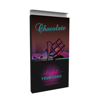 Bolsa de Embalaje de Papel Personalizada para Barras de Chocolate, Caja de Embalaje de Lujo para Barras de Chocolate
