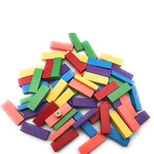 Janga 54 pièces en gros en bois éducatif Tumbling tour jeux de société Figure bloc de construction Puzzle jouet