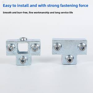 ברזל יצוק מגולוון 20/25/30/40 מ "מ מחבר צינור עבור חיבור ללא ריתוך של כלי מסגרת פלדה מרובעת - Product Image 3