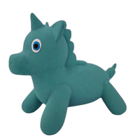 Jouet en latex rose pour chien, ballon, licorne en caoutchouc écologique, jouet interactif pour chiot et chien, jeu à mâcher