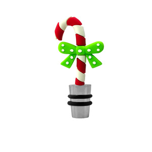 Christmas Wine <b>Stoppers</b> With Santa Snowman Reindeer Design Stainless Steel Bottle Sealers For Holiday Decorative Use - Product Image 2