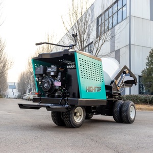 Mini-dumper chenillé haute performance 13,5 CV avec malaxeur à béton, capacité de charge 750 kg, moteur intégré pour équipement agricole - Product Image 3