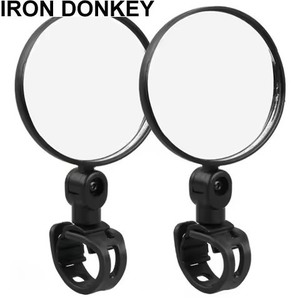 IRONDONKEY universel réglable grand Angle rétroviseur convexe Silicone poignée vtt route vélo miroir miroir pour vélo - Product Image 6