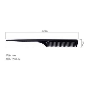 Offre Spéciale peignes de séparation noirs avec Logo personnalisé, peignes de coiffure à reflets, peigne à queue de Rat pour Salon - Product Image 6