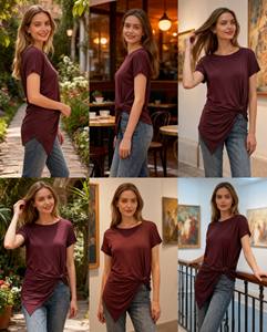 <span class=keywords><strong>Haut</strong></span> pull élégant pour femmes Hauts d'été élégants pour filles Petits hauts <span class=keywords><strong>sexy</strong></span> à la mode pour femmes - Product Image 4