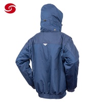 Veste d'hiver de style décontracté de Marine Corps de couleur bleue en gros