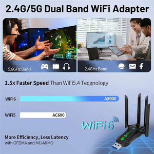 AX900 <strong>WiFi</strong> 6 Bluetooth 5.4 Adapter, 2 in 1 USB 3.0 Dual Band 900Mbps Wireless Network <strong>Card</strong> 900M for <strong>PC</strong> &amp; Laptop Windows 11/10 - Product Image 2
