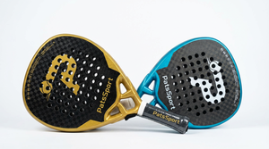 <span class=keywords><strong>Raquette</strong></span> de <span class=keywords><strong>padel</strong></span> en fibre de carbone 12K or/bleu prête à être expédiée, 38 mm avec finition mate + givrée, tête en diamant, pour les professionnels - Product Image 5
