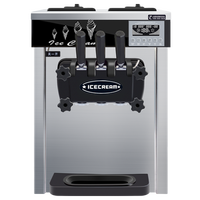 GQ-618CTB mini machine de fabrication de crème glacée molle durable de bureau 3 saveurs petite machine de fabrication de crème glacée avec un design simple et puissant