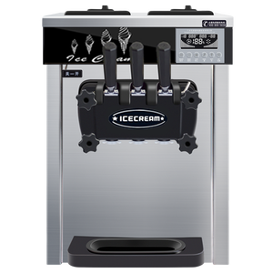 GQ-618CTB mini bền Máy tính để bàn 3 hương vị mềm Ice Cream Maker nhỏ Ice Cream Making Machine với đơn giản và mạnh mẽ thiết kế - Product Image 1