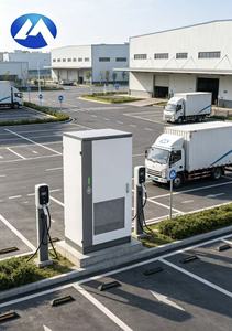 Armoire de recharge partagée compacte 900*<span class=keywords><strong>1000</strong></span>*1750mm 360kW, poids total 570kg (modules inclus), adaptable à une humidité de 5% à 95% - Product Image 4