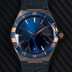 Reloj Mecánico Unisex de Lujo y Alta Calidad, Acero Inoxidable 904, Correa de Cuero, Cristal de Zafiro, Cronógrafo, Deportivo, para Buceo - Product Image 1