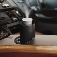 Diffuseur d'arômes électrique portable sans eau, alimenté par batterie, en métal, pour voiture, maison, hôtel, avec commande tactile et éclairage LED