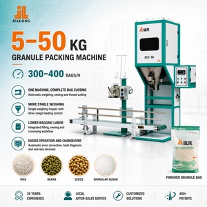 เครื่องบรรจุข้าว 10 กก. แบบกึ่งอัตโนมั<span class=keywords><strong>ต</strong></span>ิ <span class=keywords><strong>ส</strong></span>ำหรับบรรจุ 10 กก. 25 กก. 50 กก. พร้อมระบบชั่งน้ำหนัก บรรจุ และเย็บกระ<span class=keywords><strong>ส</strong></span>อบผ้า - Product Image 1