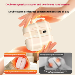 Calentador de manos reutilizable y recargable con calefacción de un segundo, alimentada por USB almohadilla térmica, imprescindible para el invierno. - Product Image 5