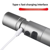 Linterna LED para Camping, Venta Directa Transfronteriza, Resistente al Agua IP44, Más de 1000 Lúmenes, Alcance de Haz de 200-500 m, Carga Tipo-C