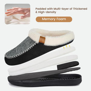 Le pantofole <span class=keywords><strong>da</strong></span> <span class=keywords><strong>uomo</strong></span> scivolano su mocassino <span class=keywords><strong>da</strong></span> esterno calde e sfocate e comode <span class=keywords><strong>scarpe</strong></span> <span class=keywords><strong>da</strong></span> <span class=keywords><strong>casa</strong></span> soffice ampio mocassino pantofole per la <span class=keywords><strong>casa</strong></span> - Product Image 5