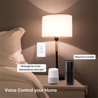Baseus — interrupteur mural tactile intelligent avec minuterie, boîtier sans fil, wi-fi, 2 Gangs, pour maison connectée Tuya, tendance