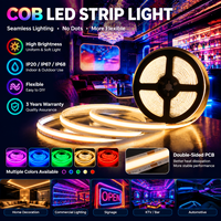 Lampu Strip LED COB RGBW VH SMART LIGHTING IP20 IP67 IP68 Tahan Air Fleksibel DC24V Lampu Dekoratif