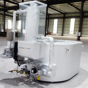 Vente chaude nouveau Type haute Performance 800KG <span class=keywords><strong>creuset</strong></span> de gaz naturel fusion et four de maintien à vendre - Product Image 4