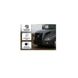 Pièce de carrosserie de camion 82750307 / 82750305 / 82794475 / 82750329 Pare-chocs d'angle droit noir avec trou pour feu antibrouillard pour VolvoVNL 2018+ - Product Image 1